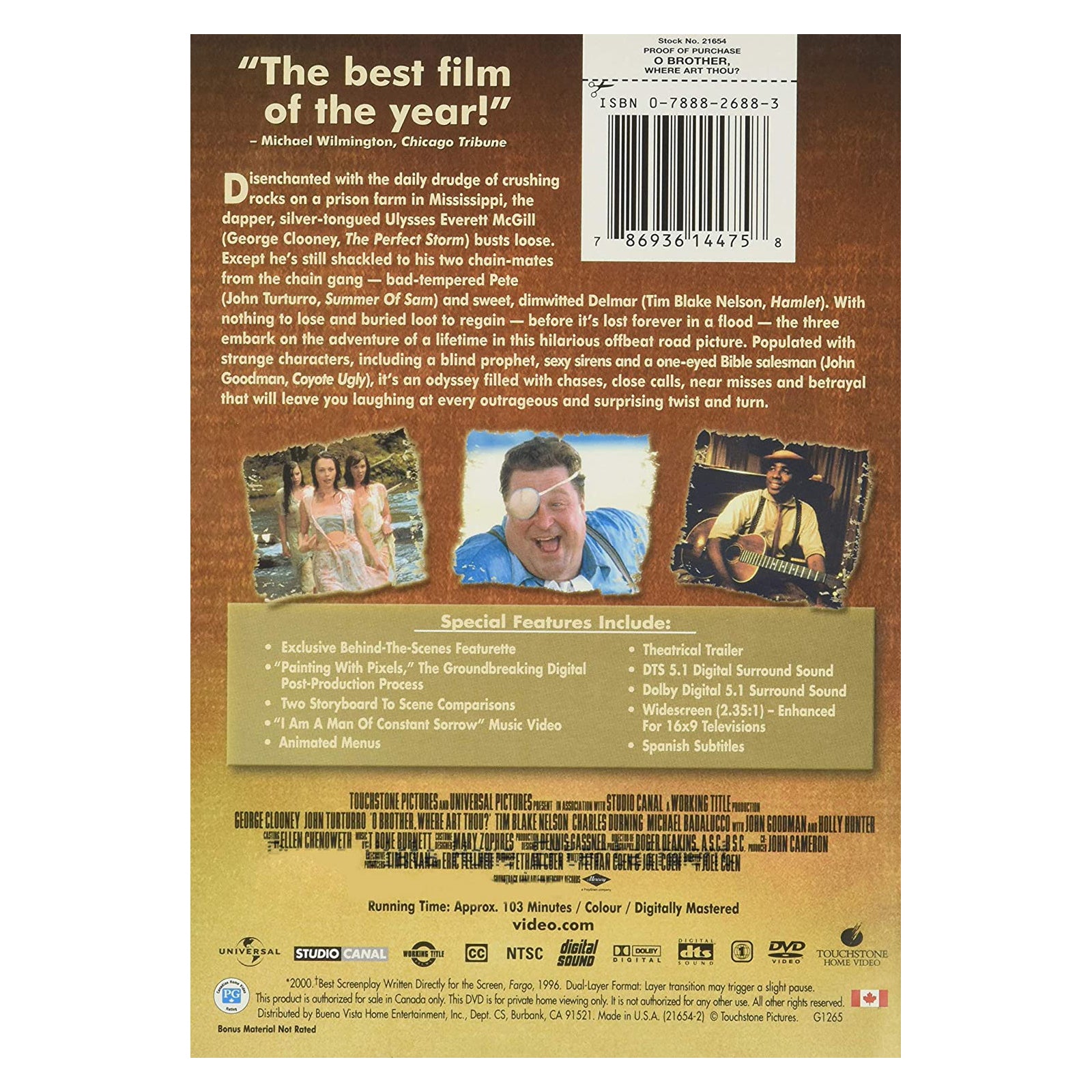O Brother, Where Art Thou? DVD