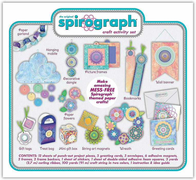 Spirograph Craft Activity Set Makes 30 Crafts