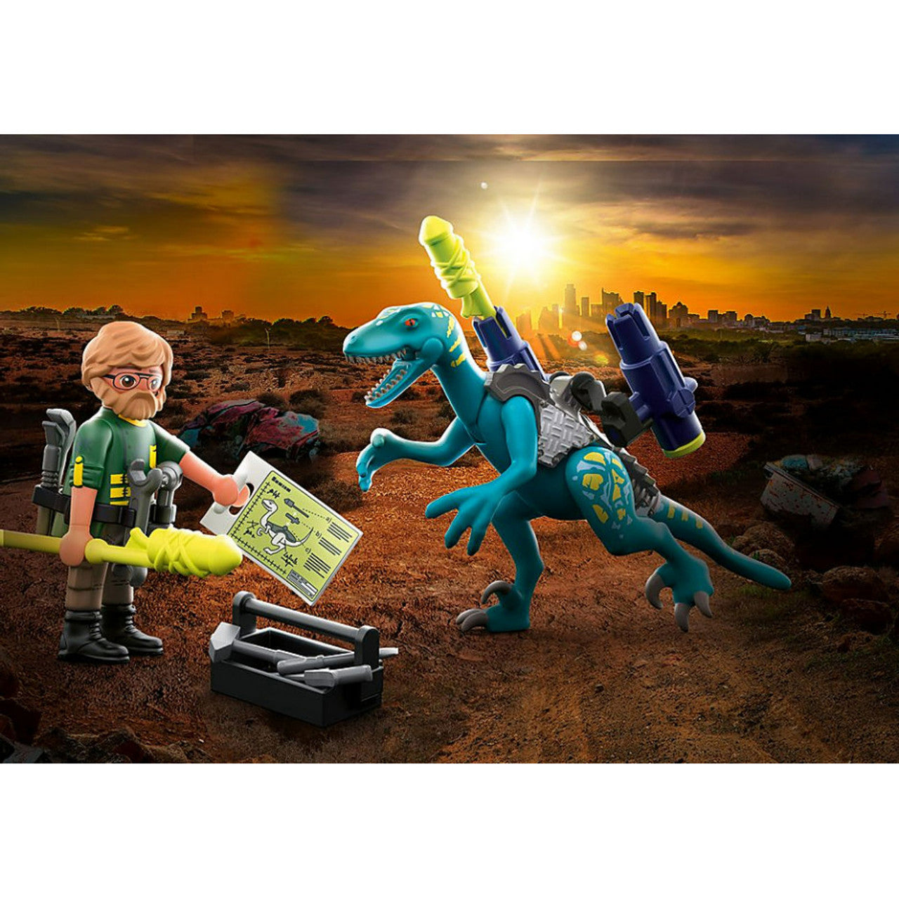 playmobil Deinonychus Ready for Battle Building Set 70629
