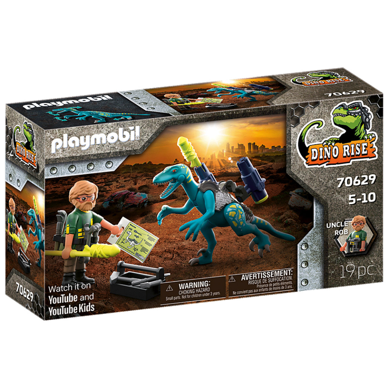 playmobil Deinonychus Ready for Battle Building Set 70629