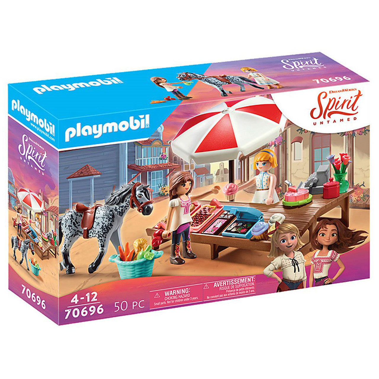 playmobil Spirit Untamed Candy Stand Building Set 70696