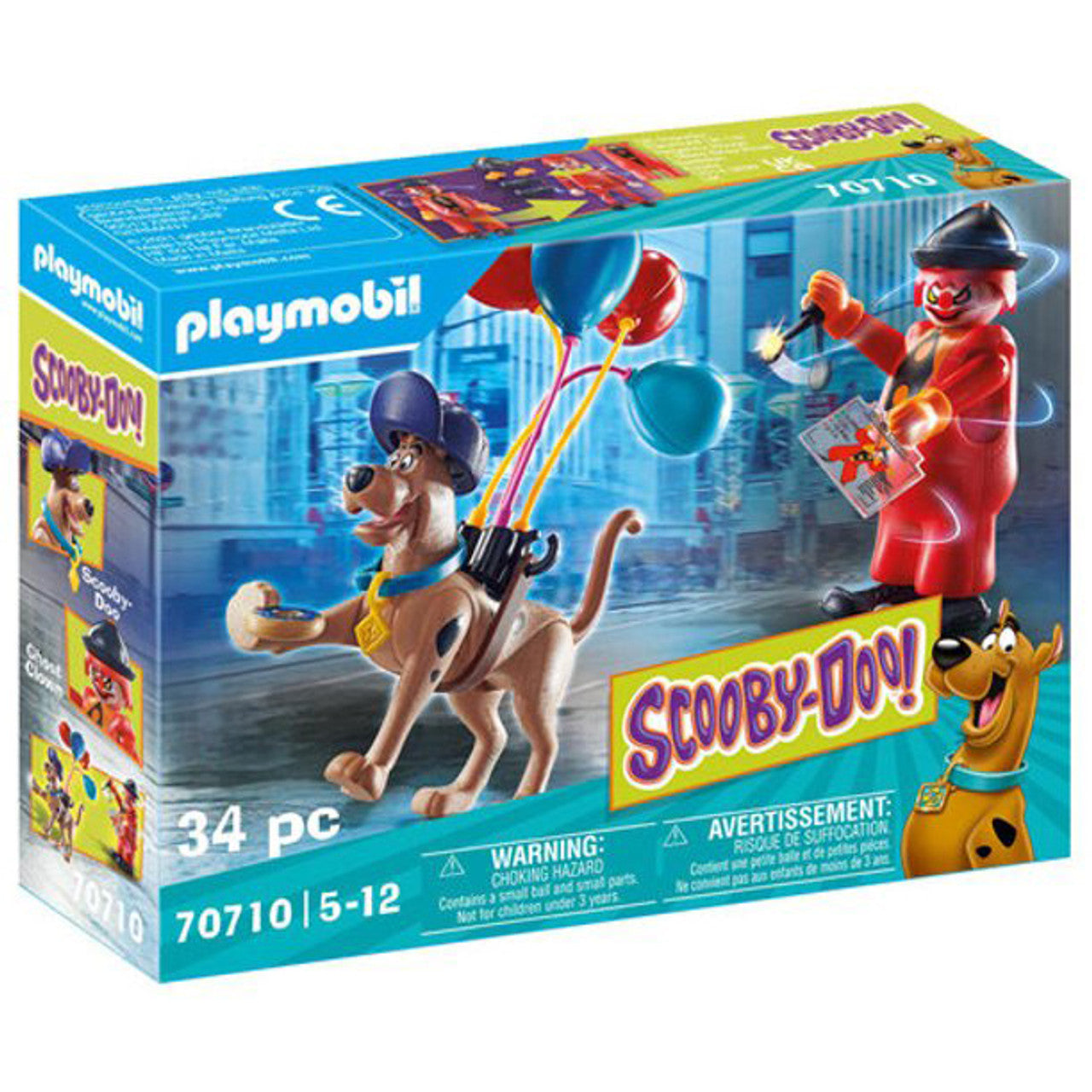 playmobil Scooby-Doo With Ghost Clown Building Set 70710