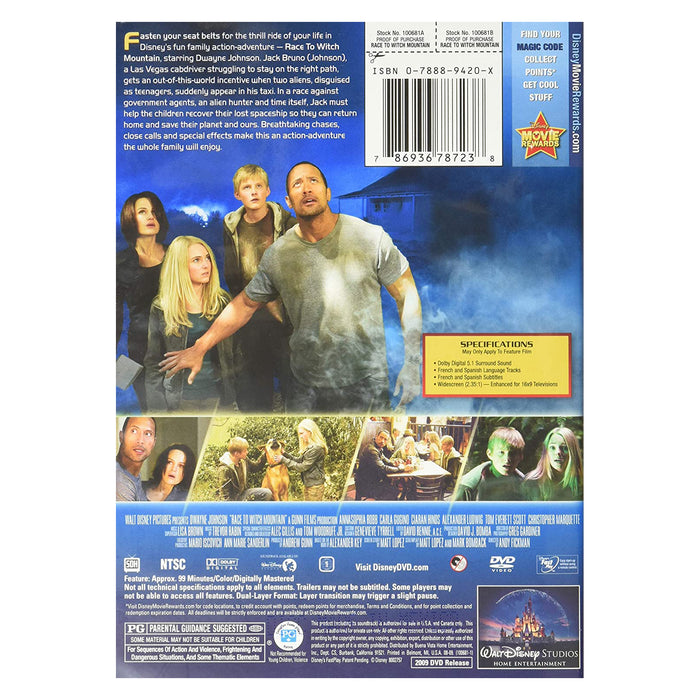 Race To Witch Mountain DVD