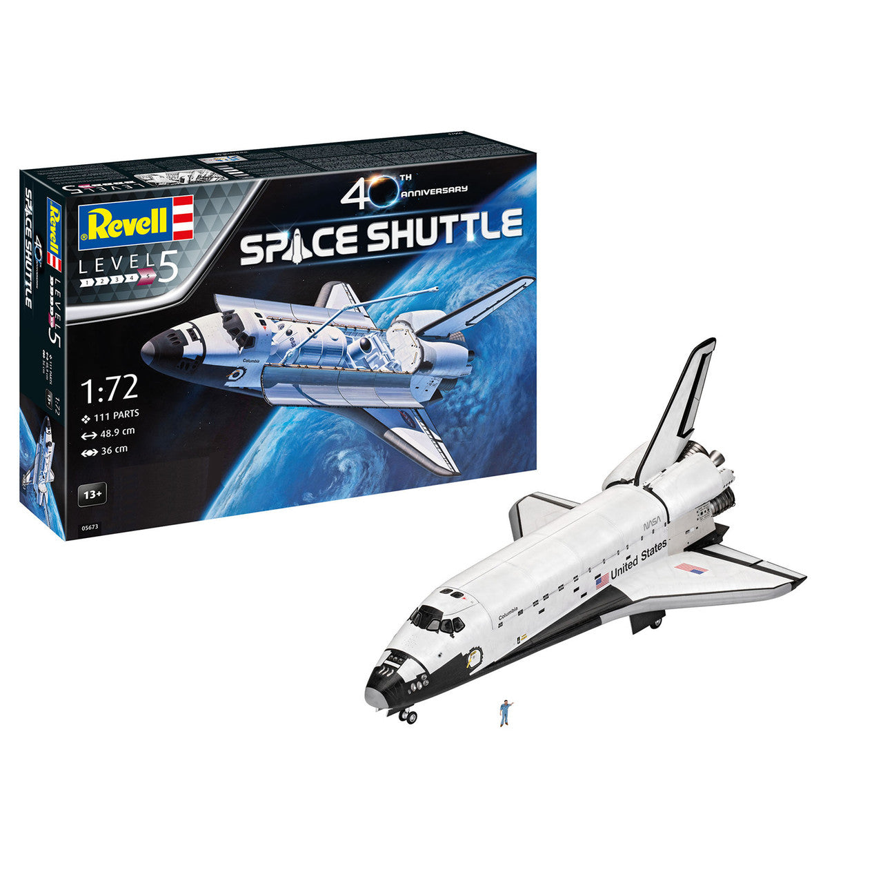 Revell Space Shuttle 40th Anniversary Model Kit 05673