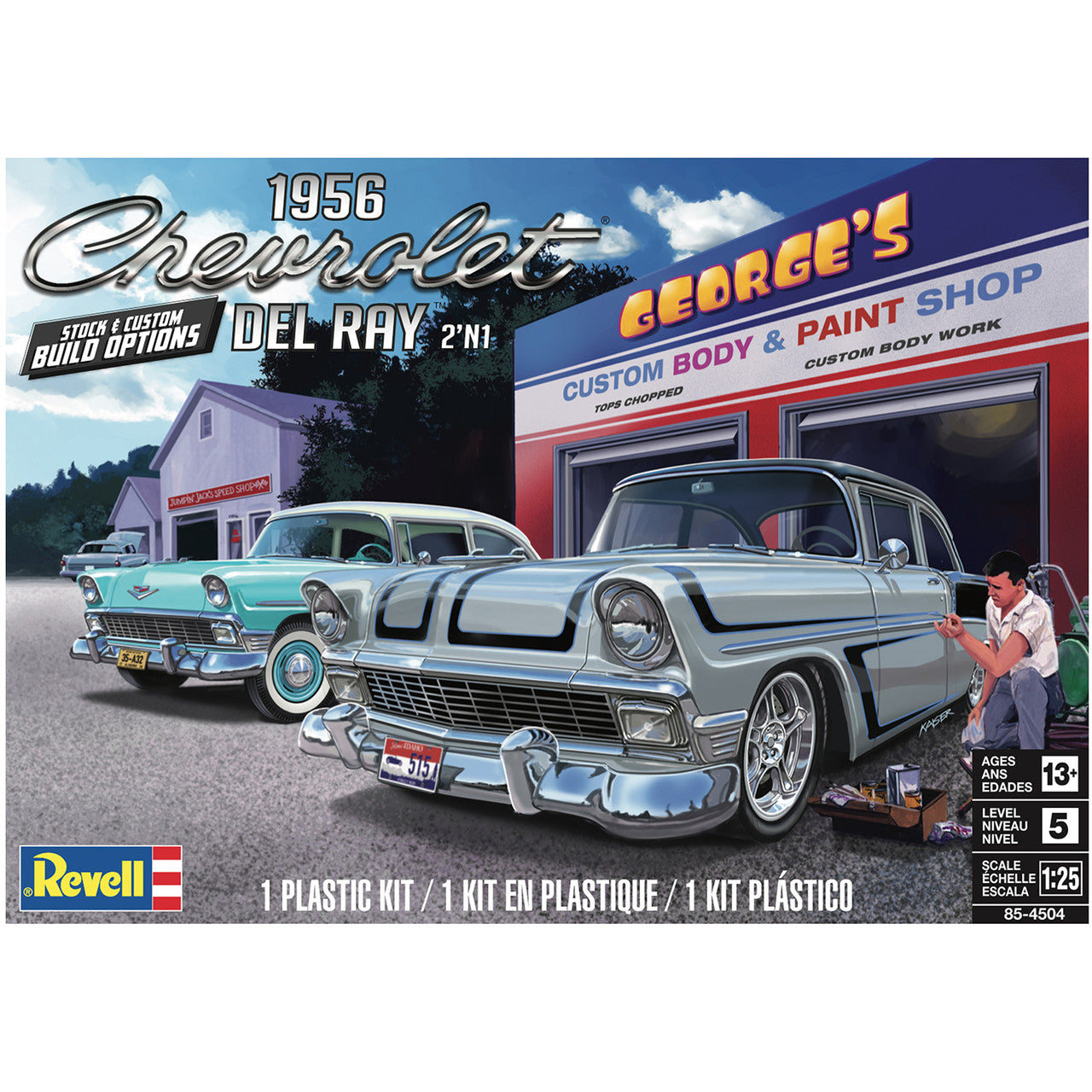 Revell 1956 Chevy Del Ray 2N1 Model Kit 85-4504