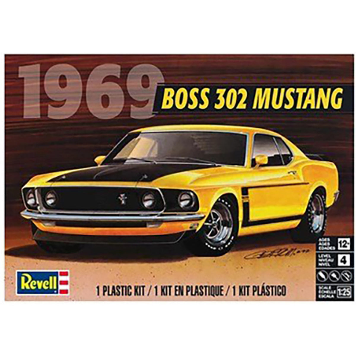 Revell 1969 Ford Boss 302 Mustang Model Kit 85-4313