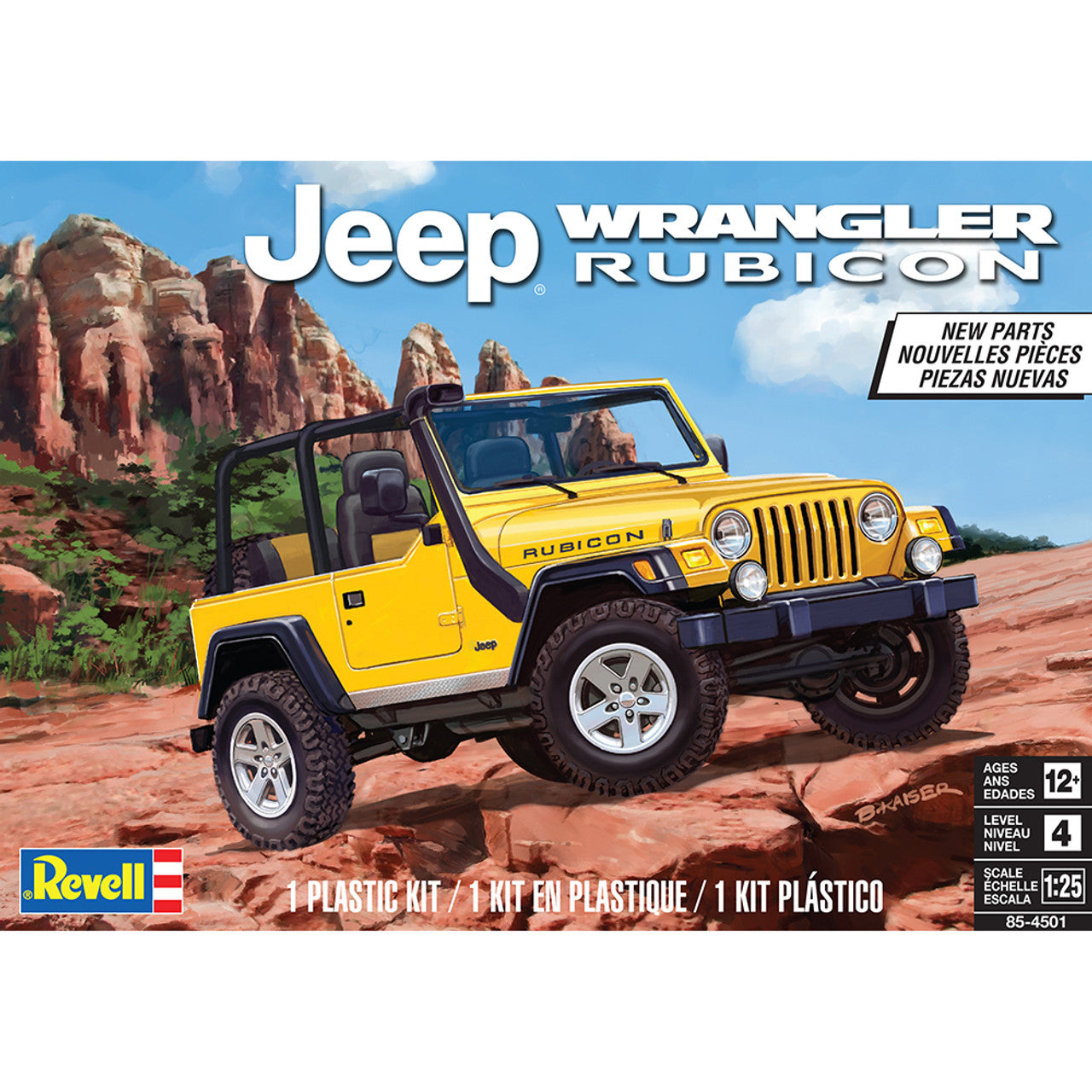 Revell Jeep Wrangler Rubicon Model Kit