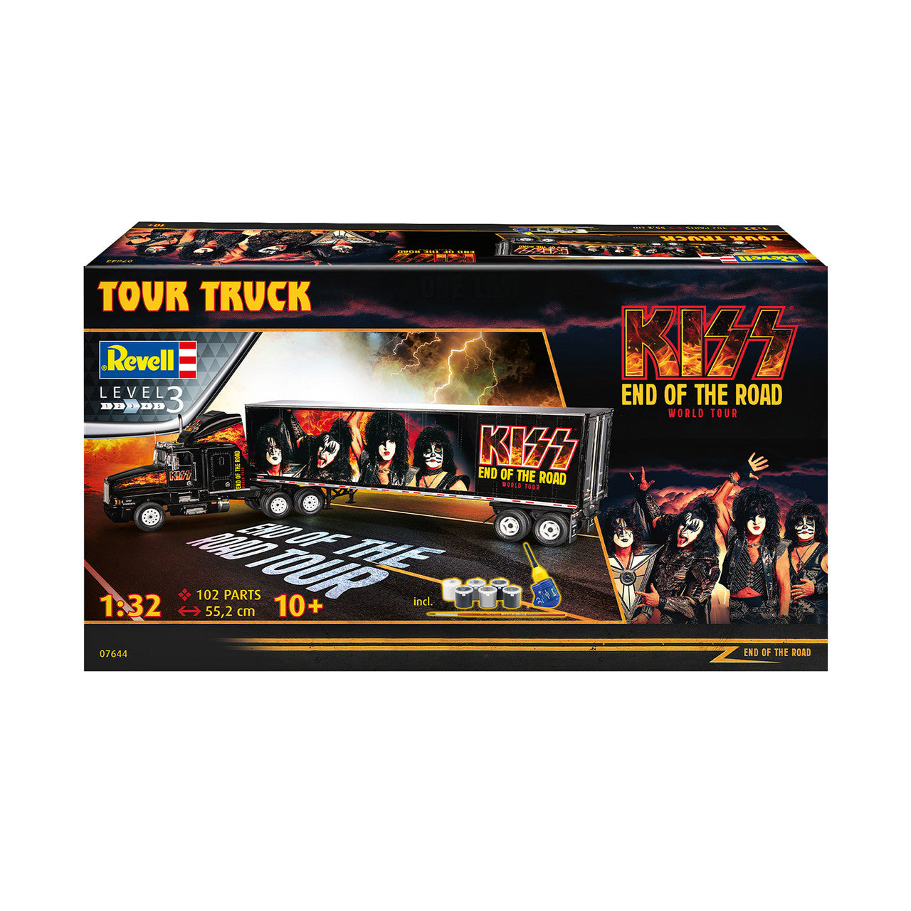Revell Kiss End of the Road Tour Truck Model Kit 07644