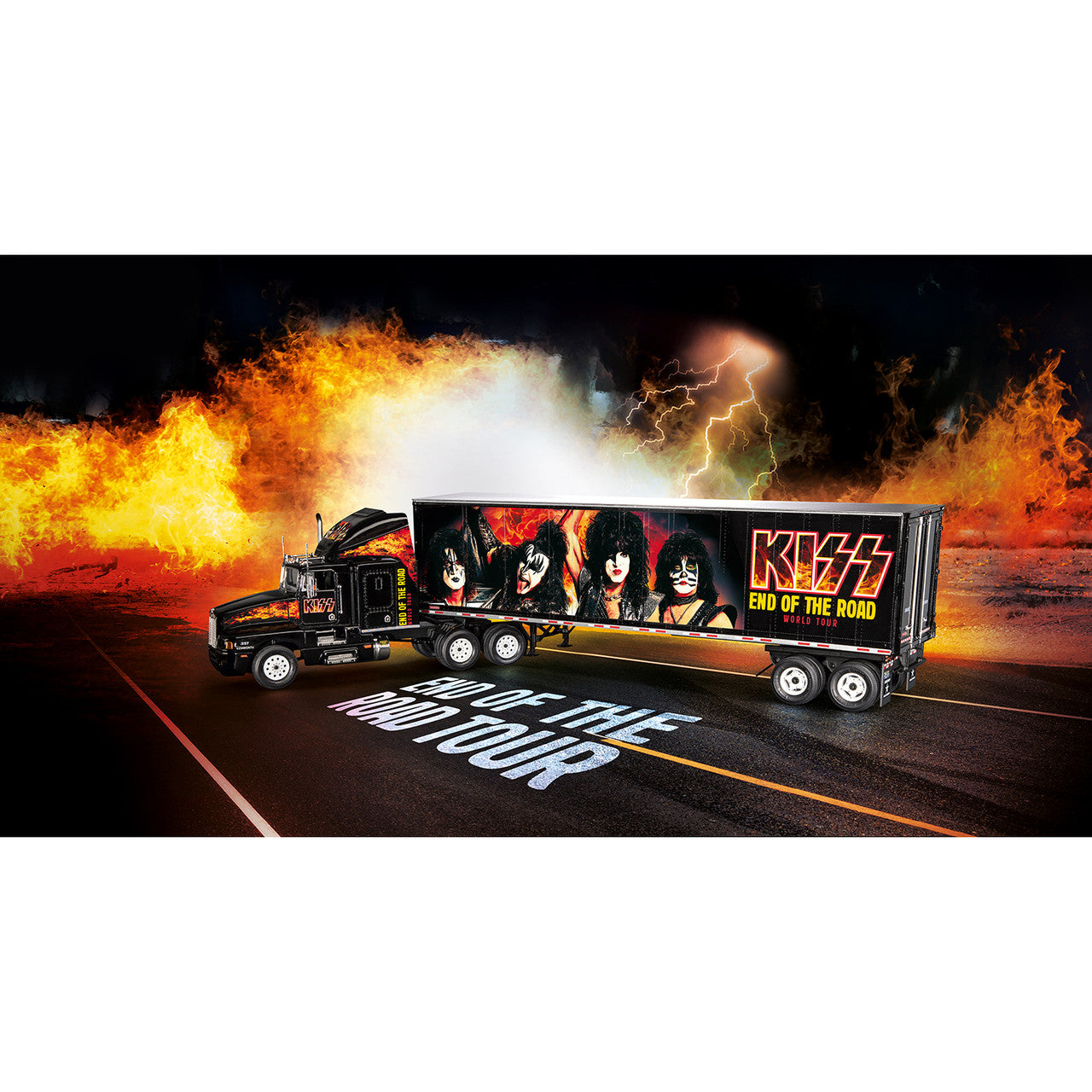 Revell Kiss End of the Road Tour Truck Model Kit 07644