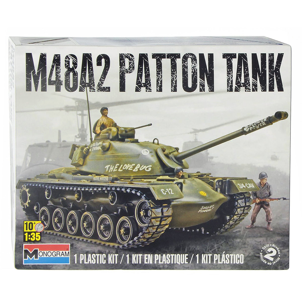 Revell Monogram M48A2 Patton Model Tank 85-7853