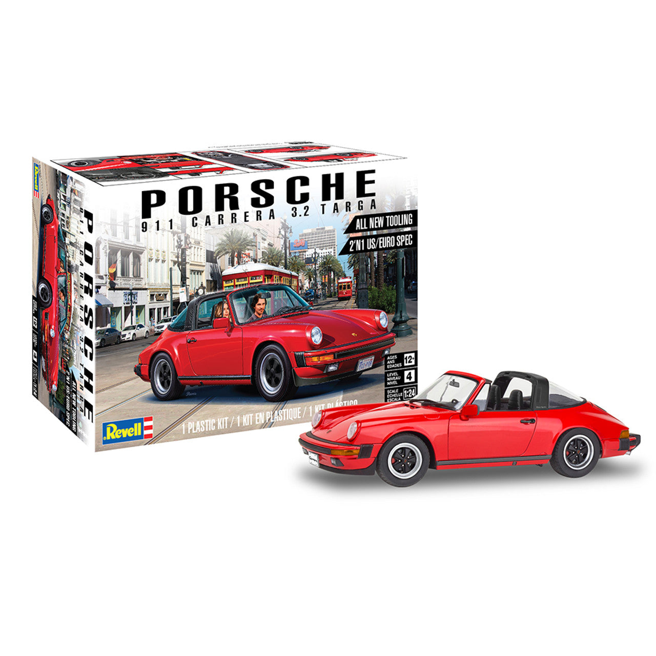 Revell Porsche 911 Carrera 3.2 Targa Model Kit 85-4527