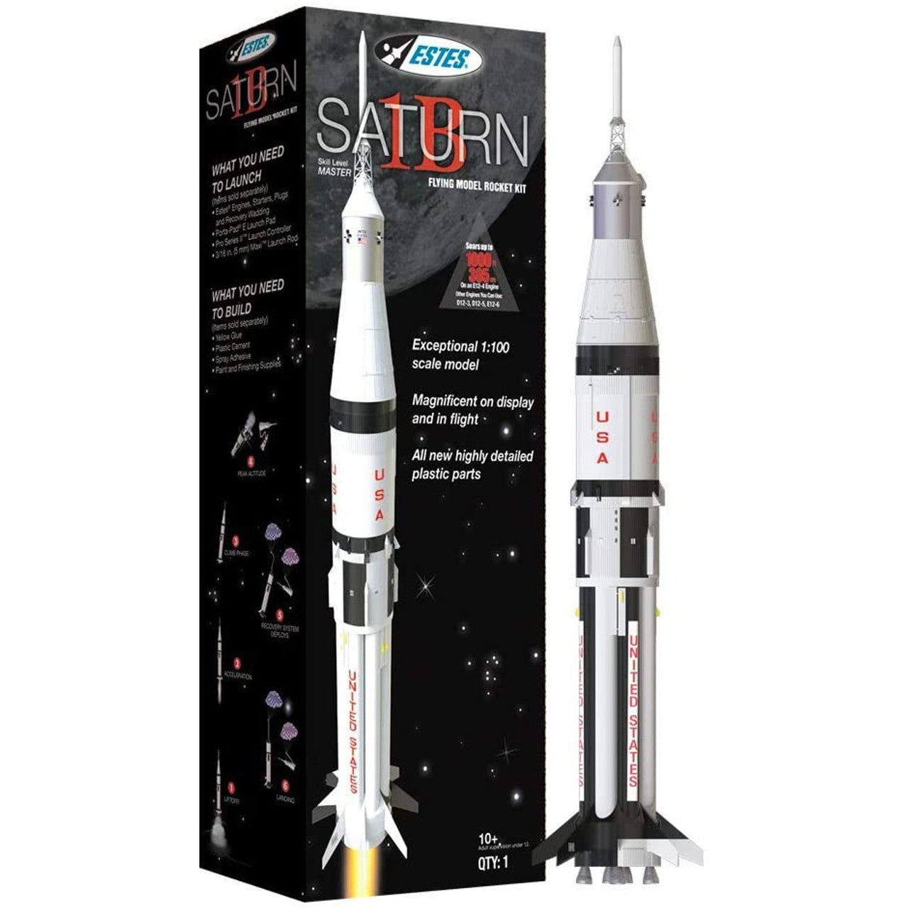 Estes 7251 Saturn 1B Model Rocket Kit