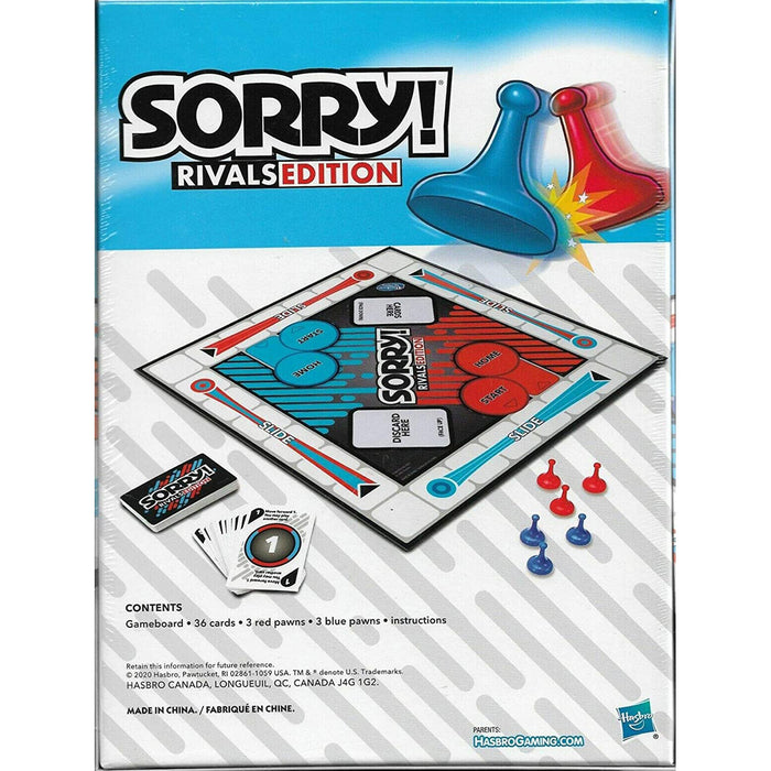 Sorry Board Game Rivals Edition