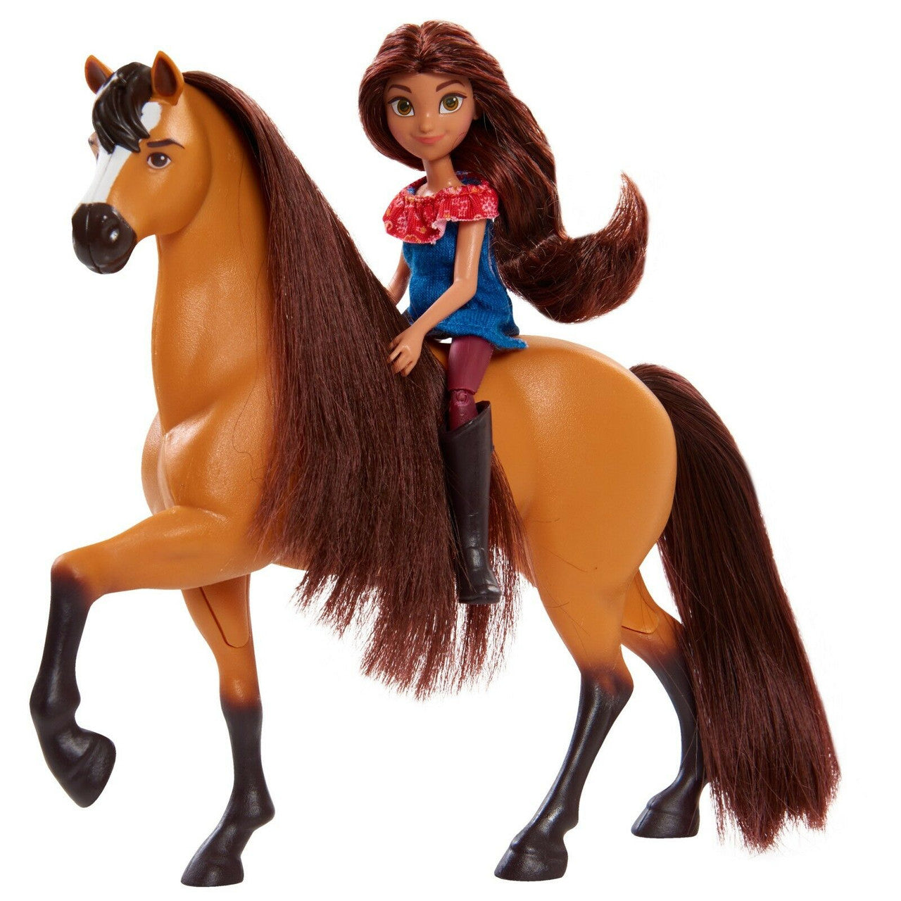 Spirit Riding Free Frontier Set Playset 3 Horses 1 Doll