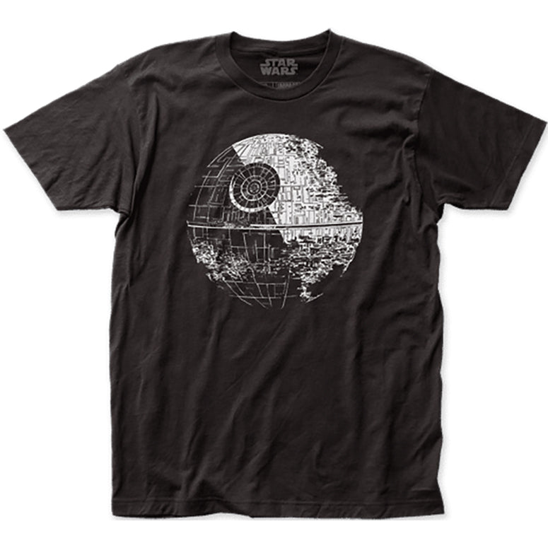 Star Wars The Death Star Black T-Shirt
