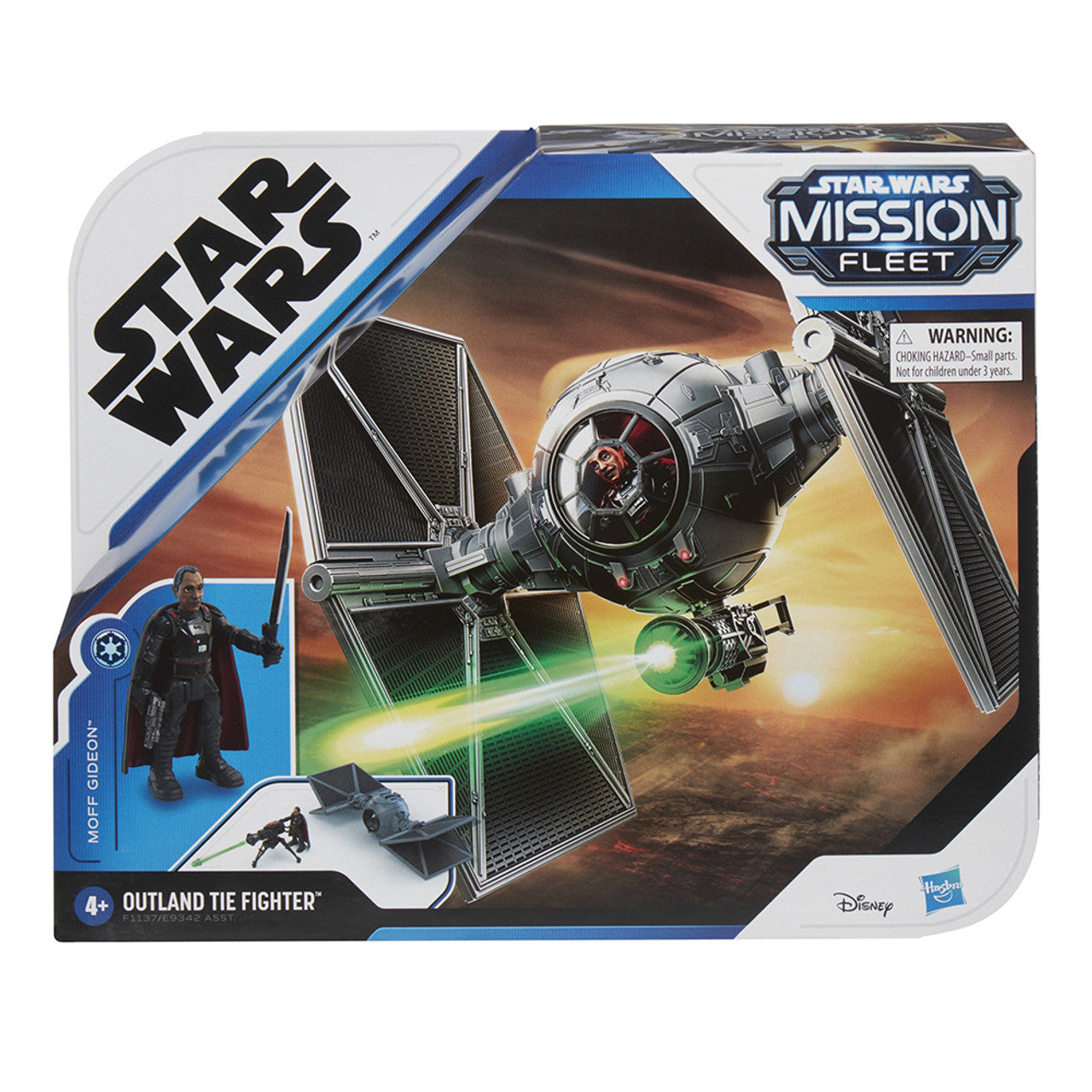 Star Wars Mission Fleet Outland Tie Fighter With Moff Gideon