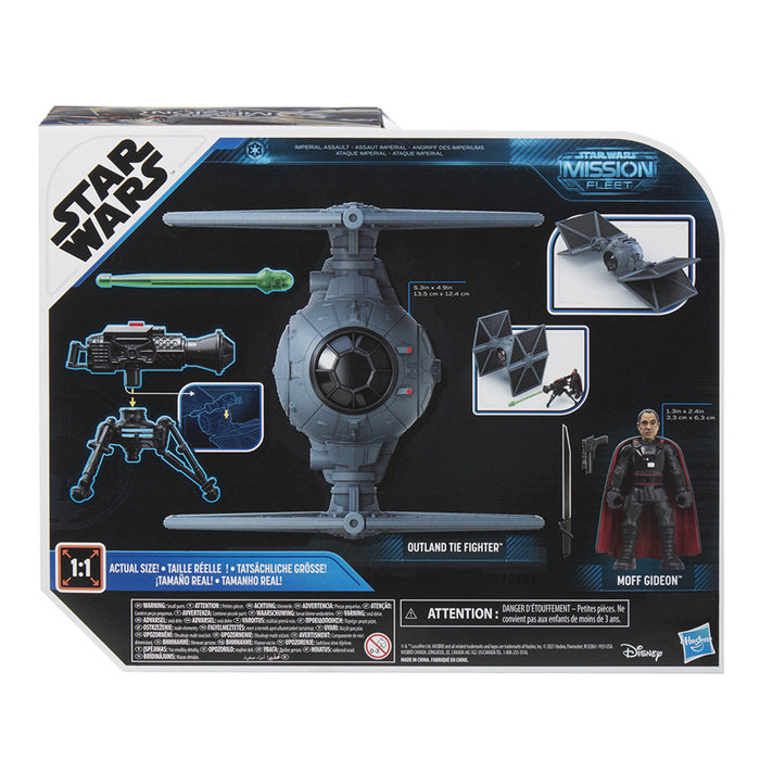 Star Wars Mission Fleet Outland Tie Fighter With Moff Gideon