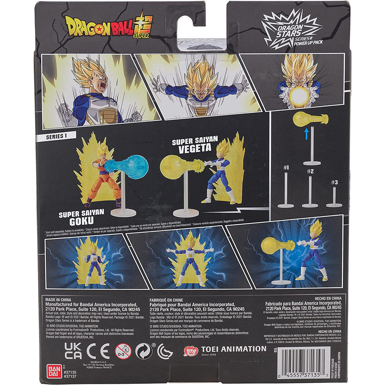Dragon Ball Super Dragon Stars Power Up Super Saiyan Vegeta