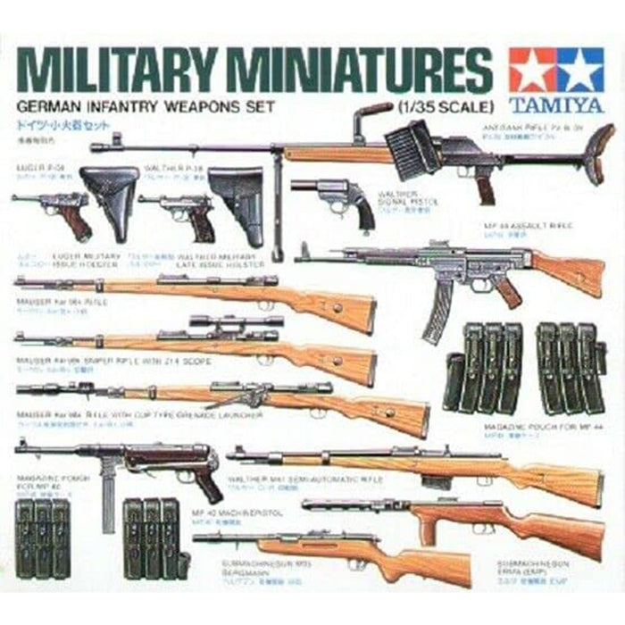 Tamiya Military Miniatures Germany Infantry Weapons Set 35111