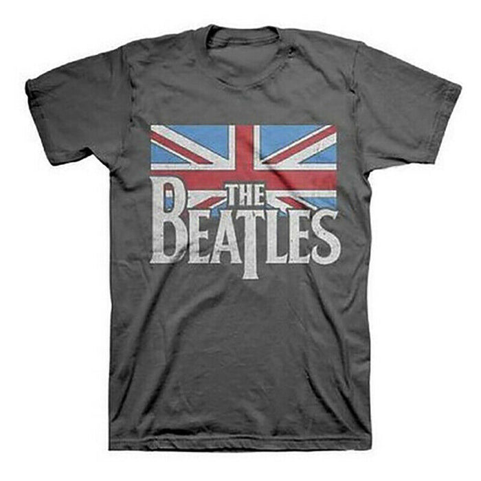 The Beatles Distressed British Flag T-Shirt