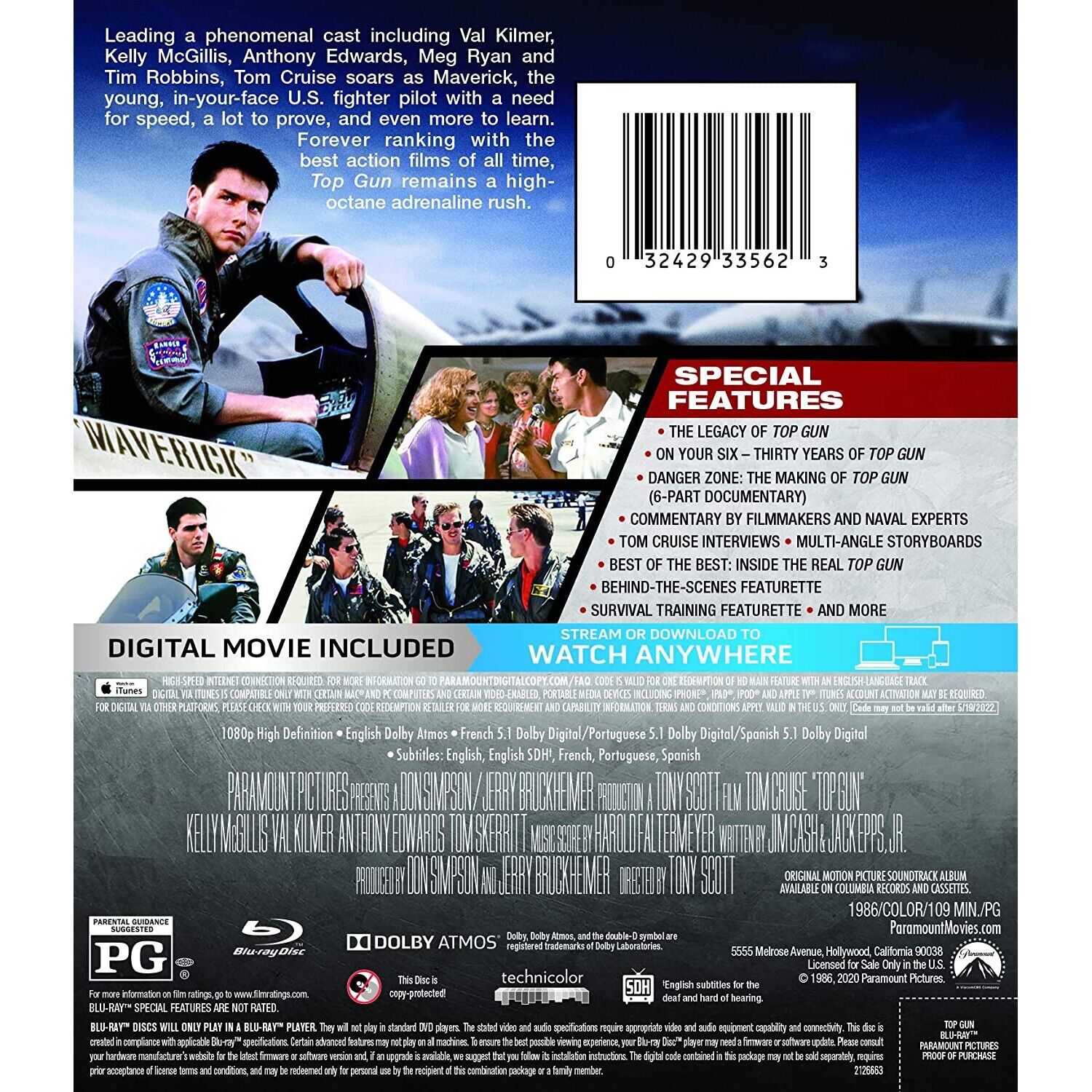 Top Gun Blu-ray