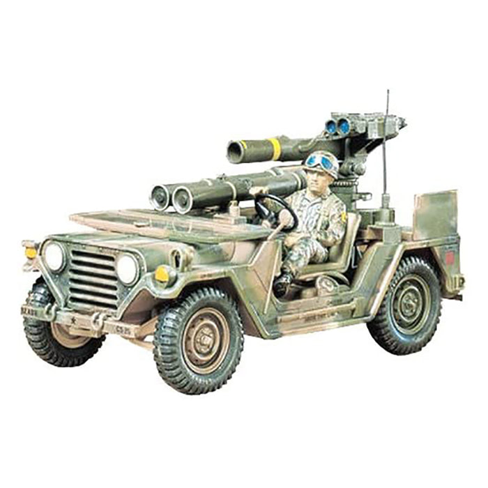 Tamiya M151A2 with Tow Missile Launcher Miniature Series