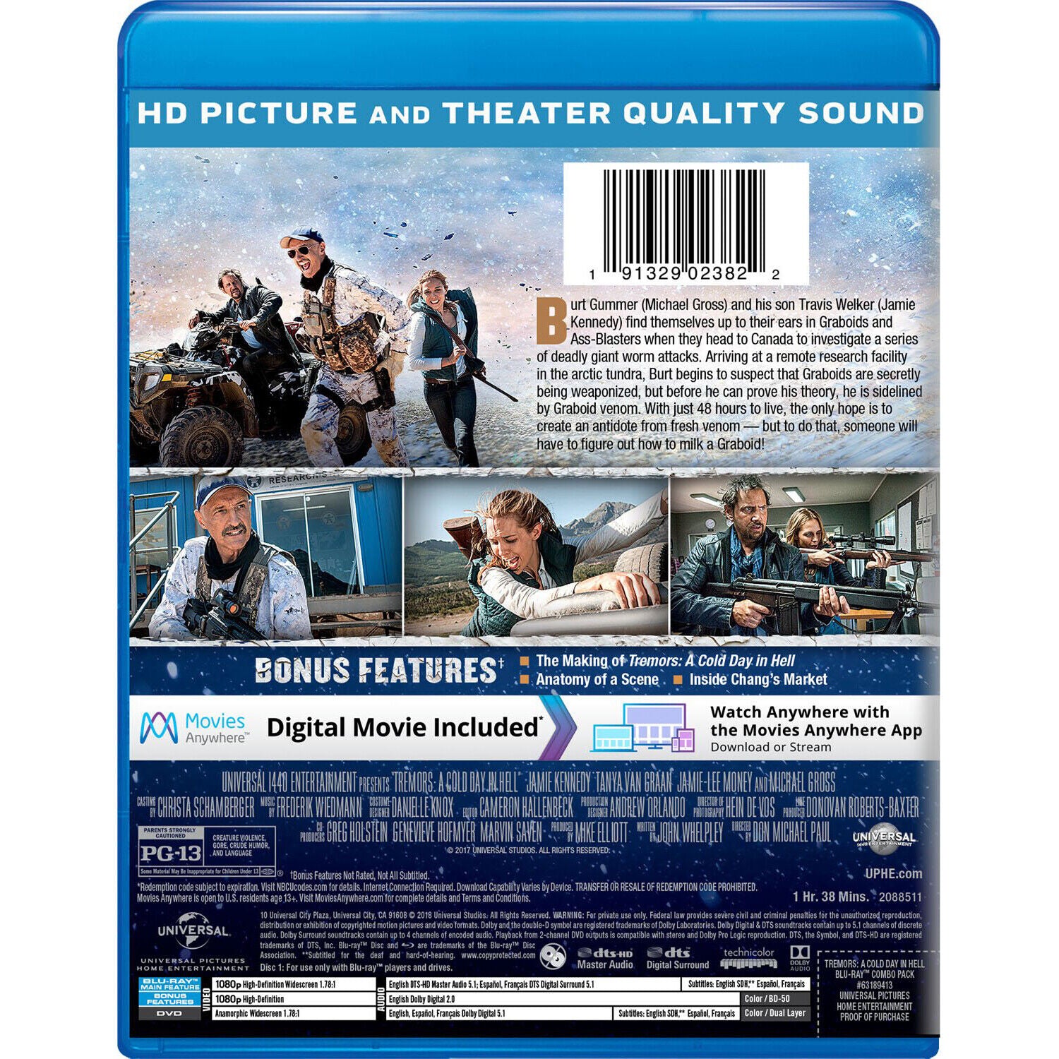 Tremors A Cold Day in Hell Blu-ray