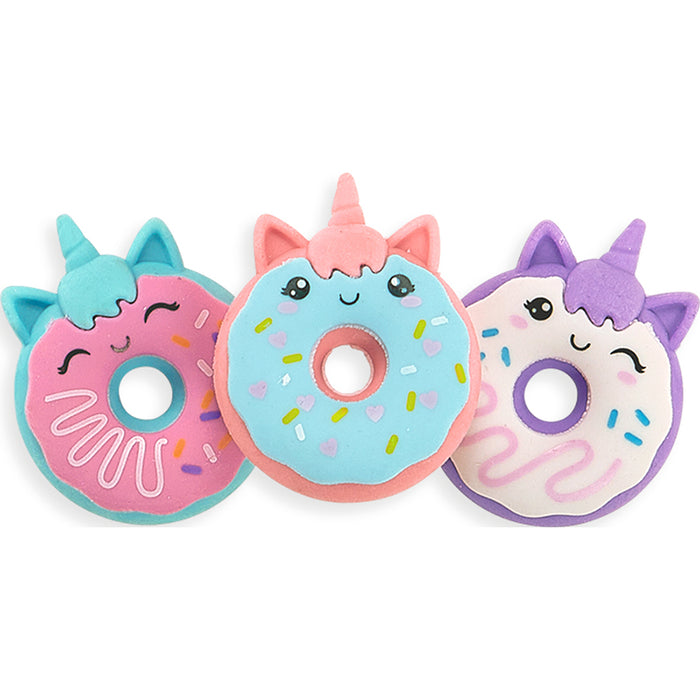 OOLY Magic Bakery Unicorn Donuts Vanilla Scented Erasers