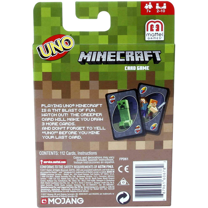 Uno Card Game Minecraft Edition