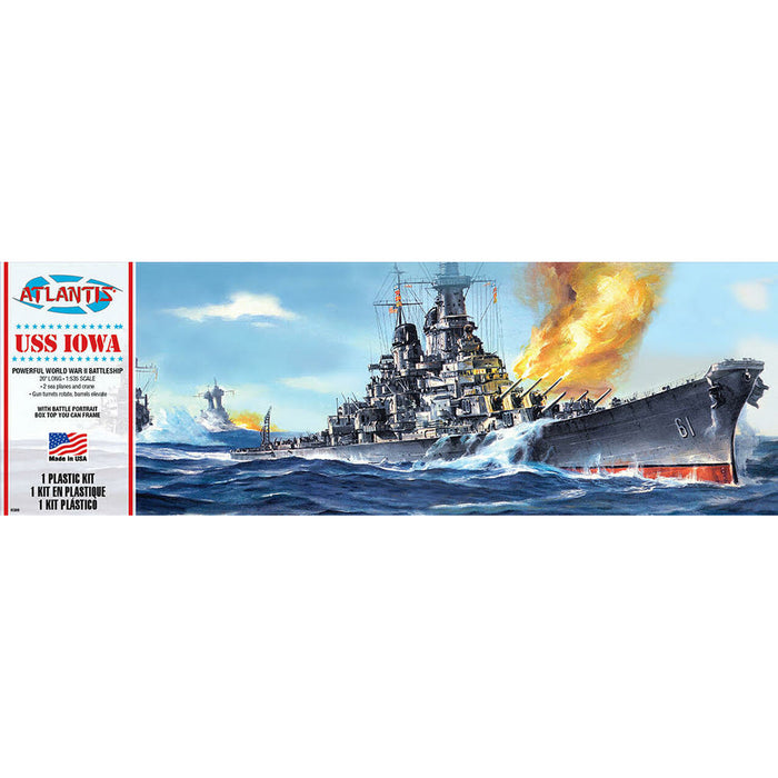 Atlantis USS Iowa BB-61 Big Battleship Model Kit