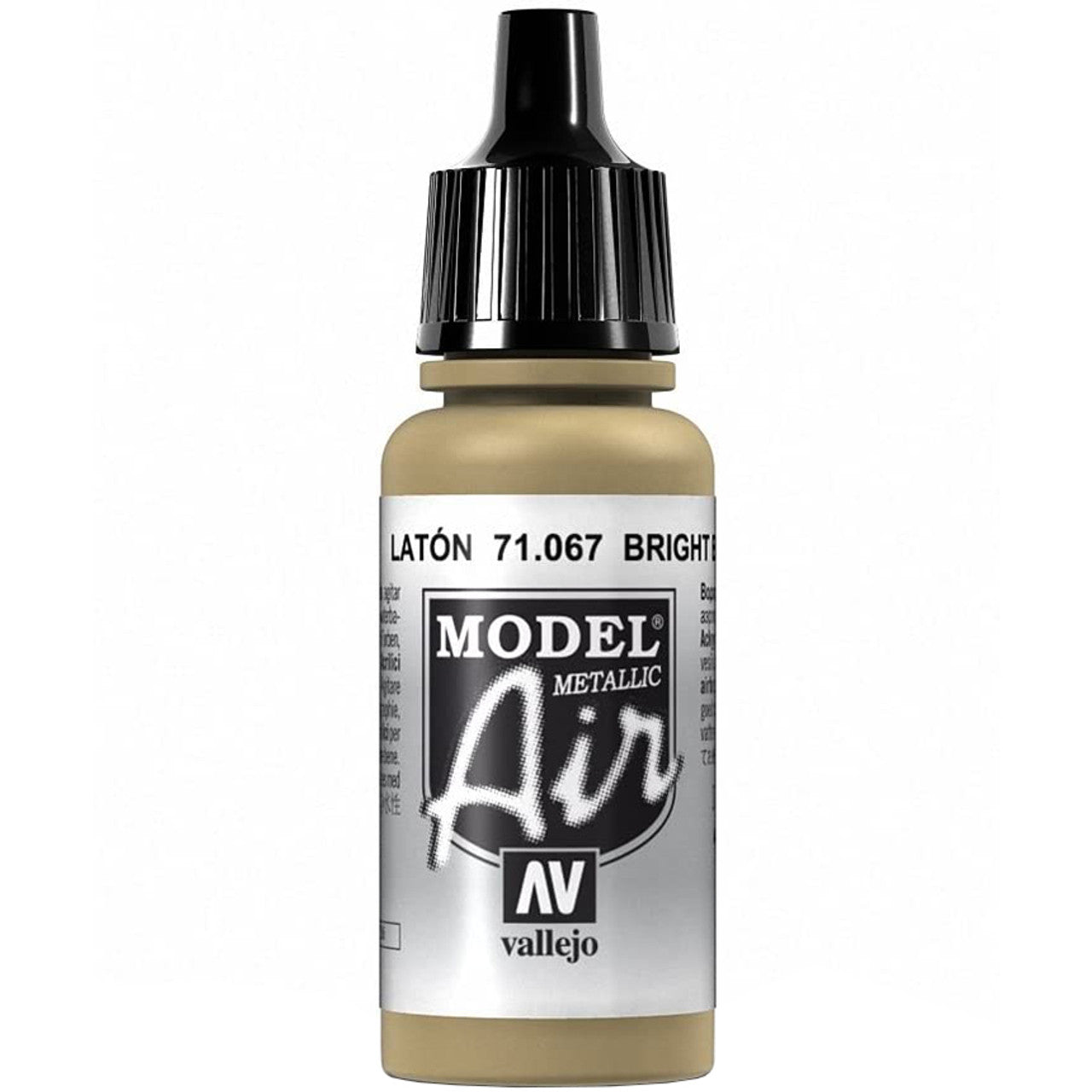 Vallejo Acrylic Model Air Bright Brass Metallic 17 ml 71.067