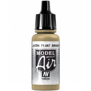 Vallejo Acrylic Model Air Bright Brass Metallic 17 ml 71.067