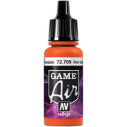 Vallejo Acrylic Game Air Hot Orange Paint 17 ml 72.709
