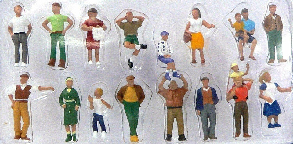 Woodland Scenics 16 People HO Scale Figures