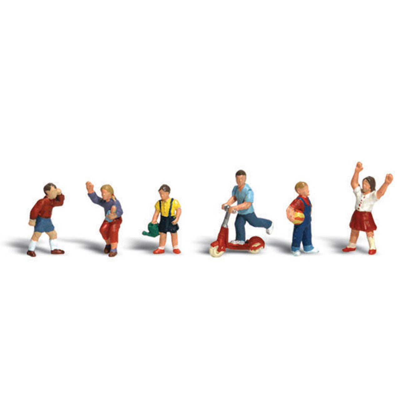 Woodland Scenics 6 Piece Children HO Scale
