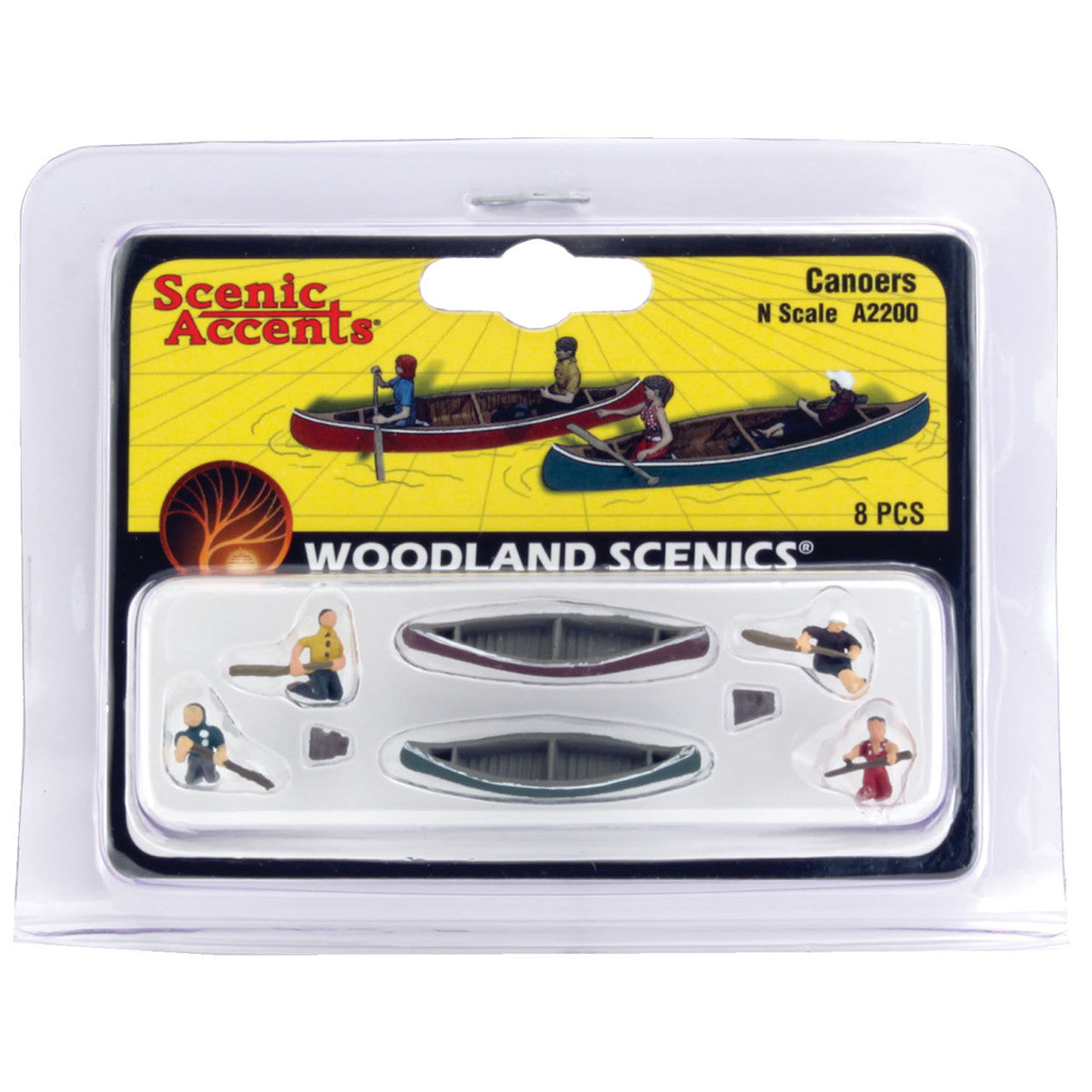 Woodland Scenics Canoers N Scale A2200