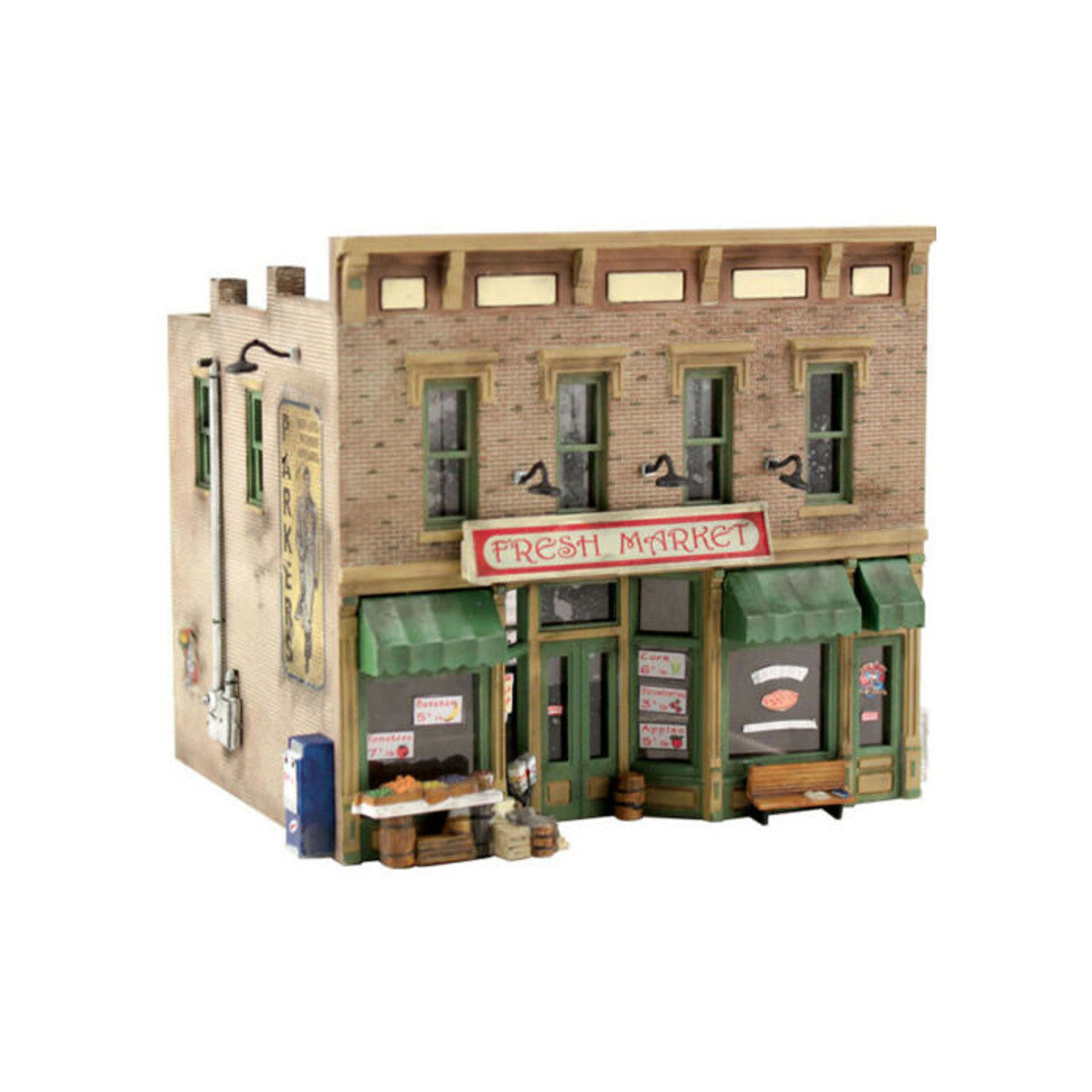 Woodland Scenics Fresh Market Building Kit N Scale PF5200
