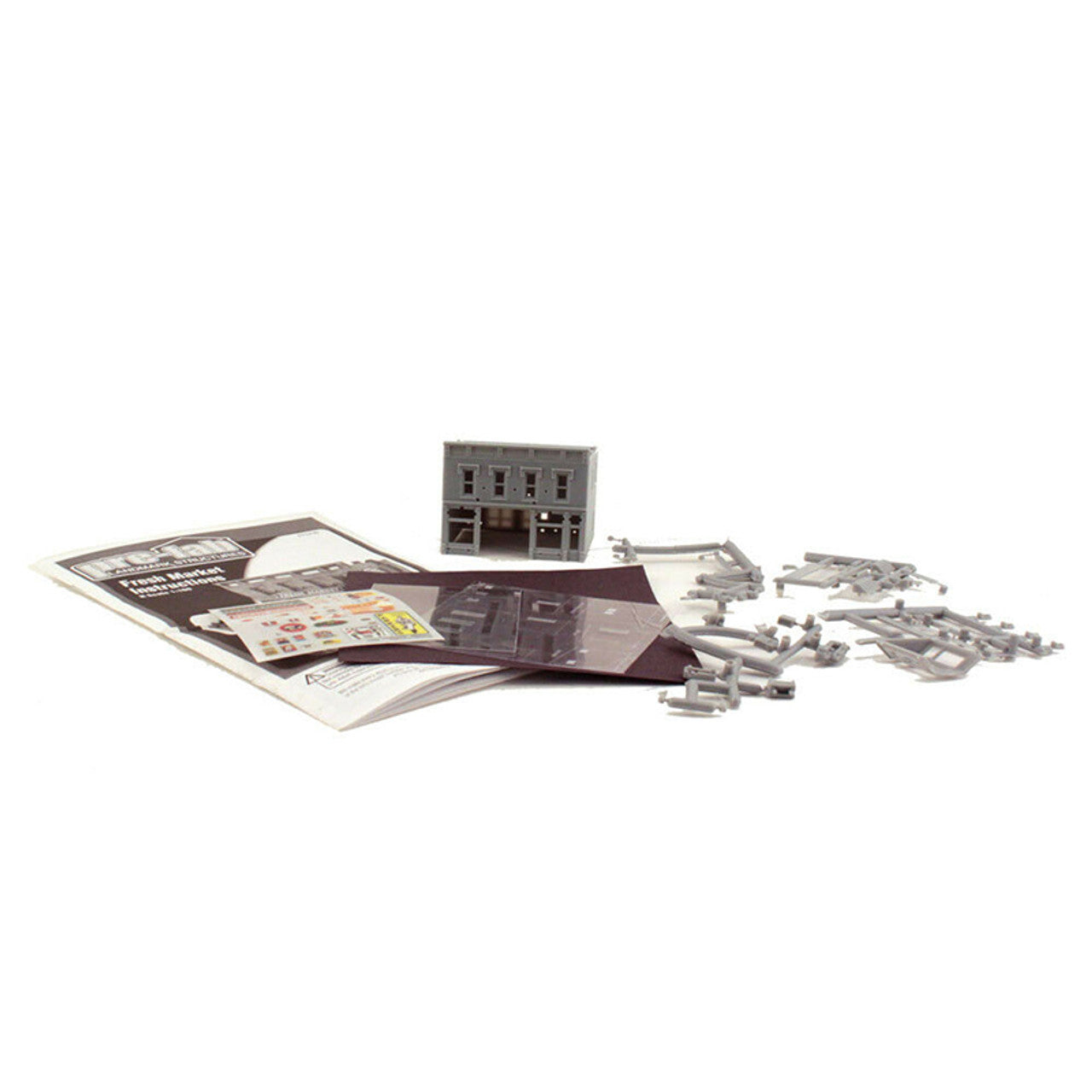 Woodland Scenics Fresh Market Building Kit N Scale PF5200