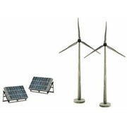 Scene Setters Alternative Energy Wind Mill Turbine HO Scale