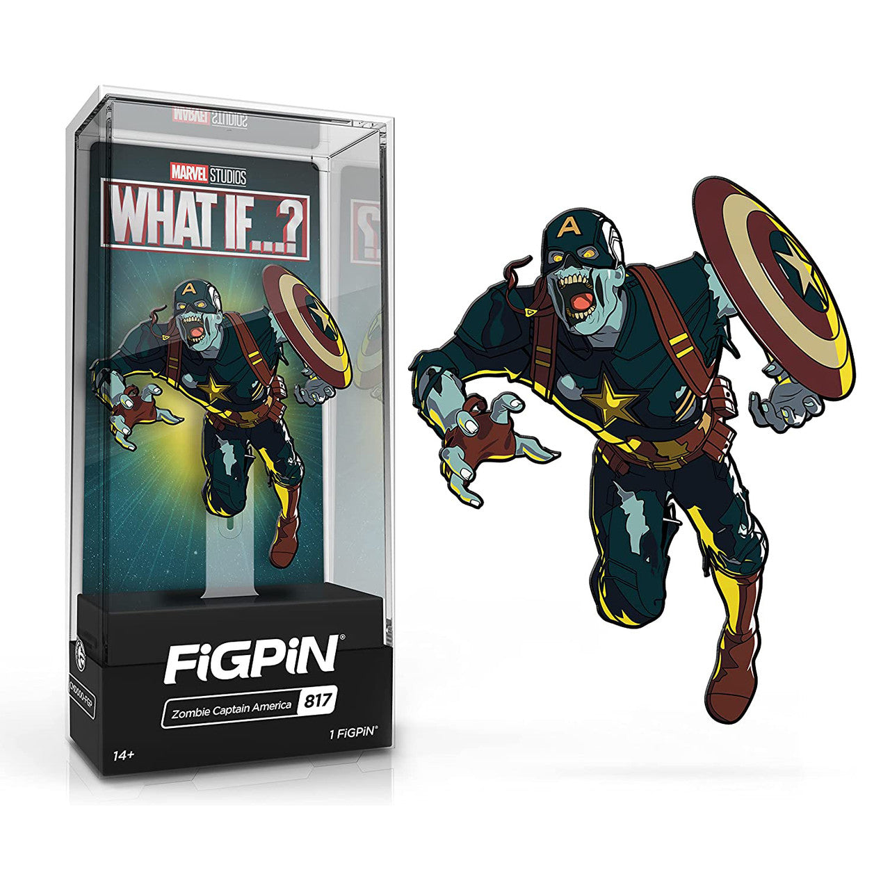 Marvel Studios What If...? Zombie Captain America Figpin 817