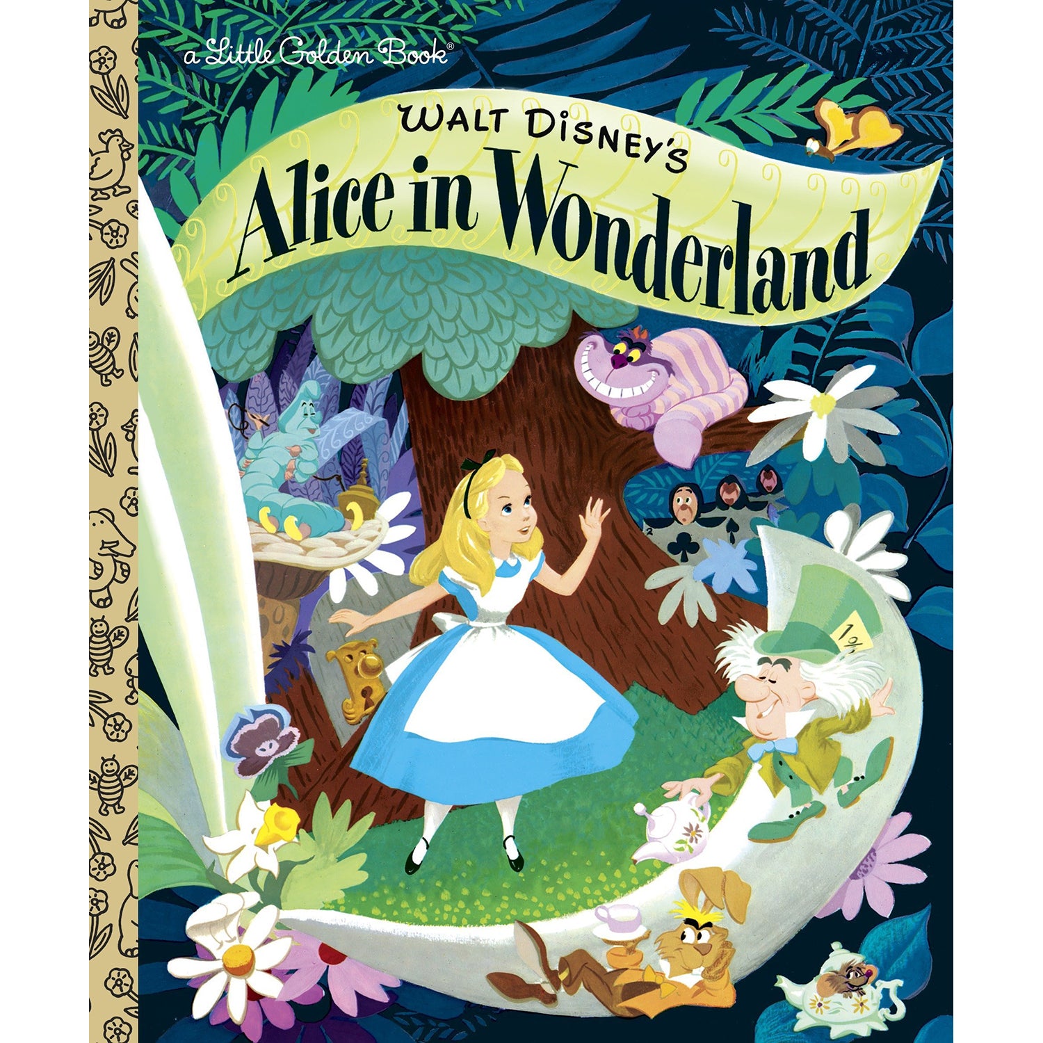 Walt Disneys Alice in Wonderland Little Golden Book