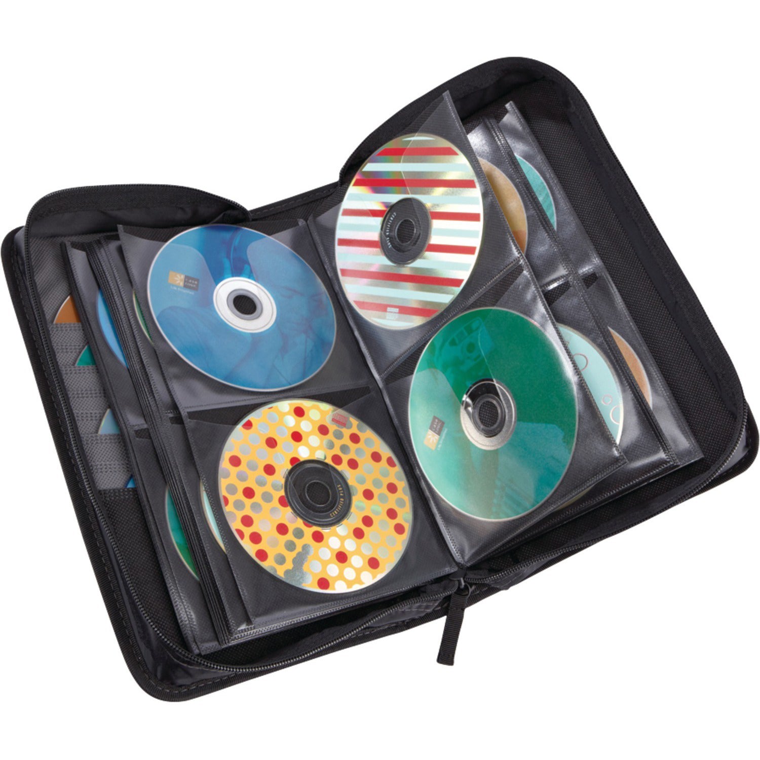 Case Logic CDW 92 Black Nylon CD DVD Wallet