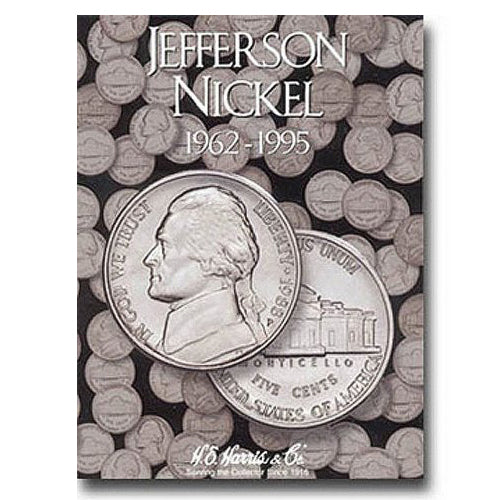 Jefferson Nickels Folder 1962-1995