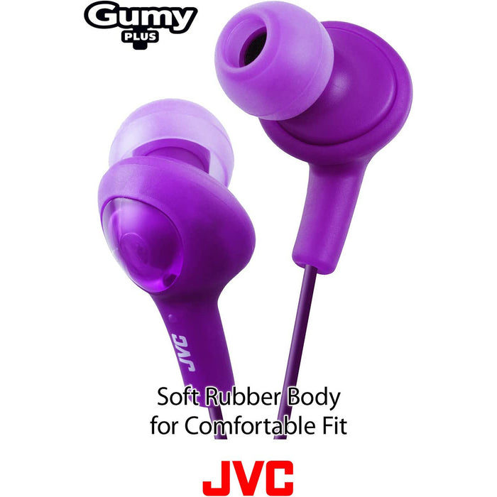 JVC Gumy Plus In Ear Headphones Violet