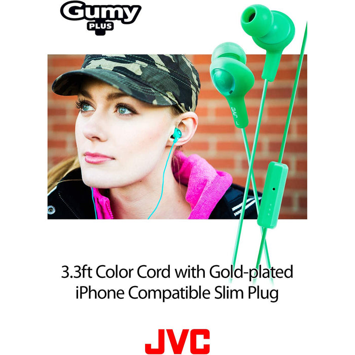 JVC Gumy Plus In Ear Headphones Violet