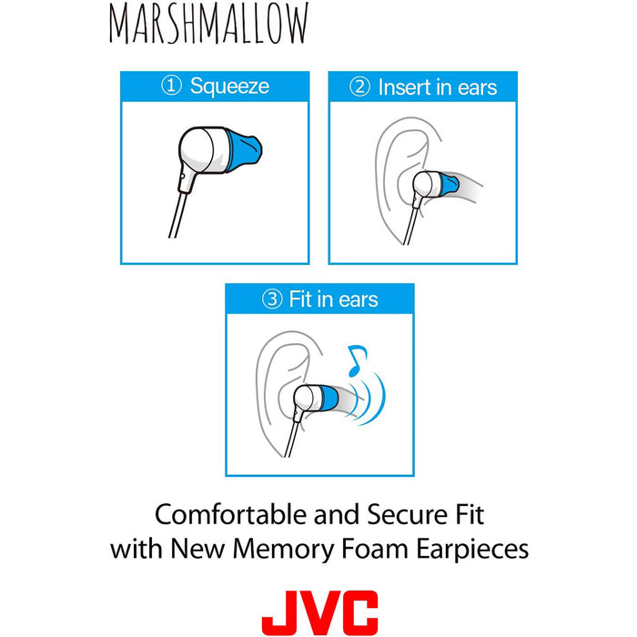 JVC Marshmallow Headphones Pink