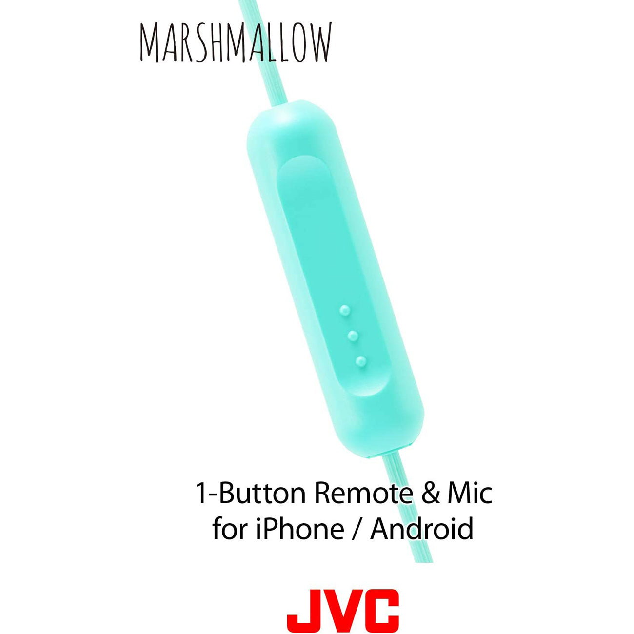 JVC Marshmallow Headphones Black