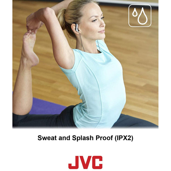 JVC Sports Clip Adjustable Earphones Black