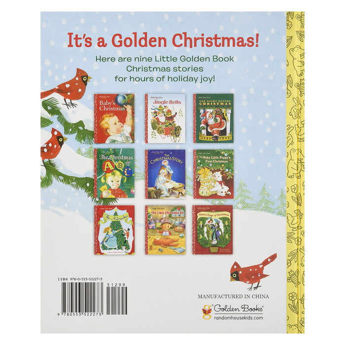 Little Golden Book 9 Christmas Stories in 1