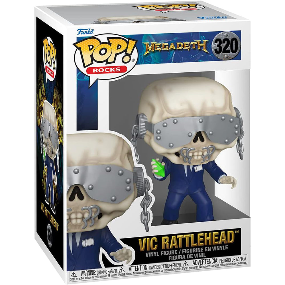 Funko Pop! Rocks Megadeth Vic Rattlehead 65772
